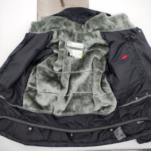 BURTON Dutchess Insulated Black Tone On Tone Plaid Snowboard Jacket M NWT - Picture 12 of 16